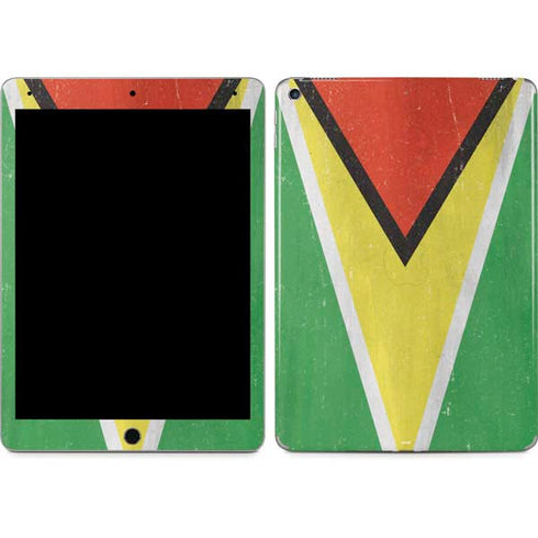 Guyana Flag Distressed iPad Skins